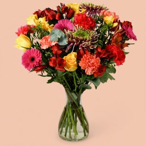 25 Stem Vibrant Crush Mixed Flower Bouquet