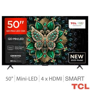 TCL 50C6K 50 Inch Mini LED Smart TV