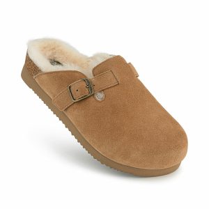 Bowron Ladies Shearling Clog Slippers