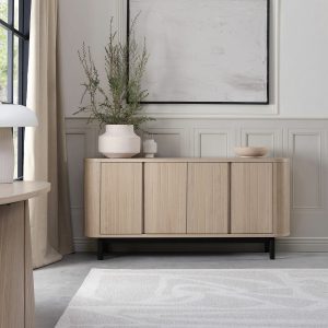 Bentley Designs Vega Scandi Light Oak Large Sideboard