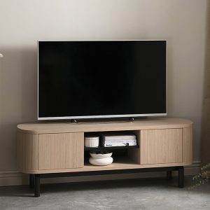 Bentley Designs Vega Scandi Light Oak Entertainment Unit for TV's up to 55"
