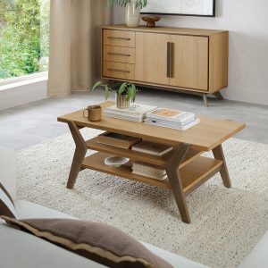 Bentley Designs Kristen Light Oak Coffee Table