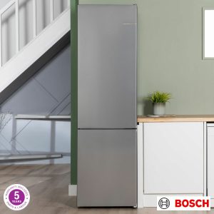 Bosch Series 4 KGN392LDFG Fridge Freezer, D Rated in Silver