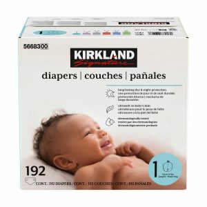 Kirkland Signature Nappies, Size 1, 192 Pack