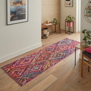 Concept Looms Carnaval Pink Runner, 80 x 240 cm