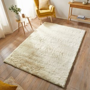 Concept Looms Heavenly Faux Fur Shell Rug, in 3 Sizes