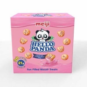 Hello Panda Strawberry Filled Biscuits, 30 x 21g