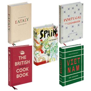 Phaidon 'The Cookbook' in 5 Options: Eataly, British, Portugal, Spain, or Vietnam