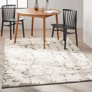 Calvin Klein Sculptural Grey Rug in 2 Sizes