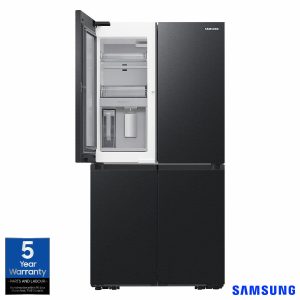 Samsung Series 9 SpaceMax RF65DG960EB1EU 646L Smart Multi Door Fridge Freezer, E Rated in Black