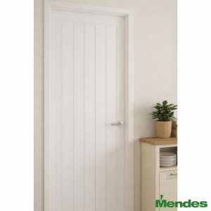 Mendes Internal Prefinished Internal Door - White Primed Mexicana in 3 Sizes