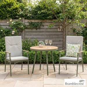 Bramblecrest Wisley 3 Piece Recliner Patio Set in Sage