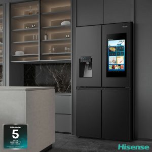 Hisense RQ760N4IFE, Multidoor Fridge Freezer, E Rated in Black