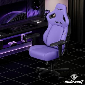 anda seaT Kaiser Series 4 Large Gaming Chair, Purple