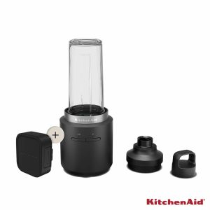 KitchenAid 5KSBR256BM Go Cordless Personal Blender With Battery in Black