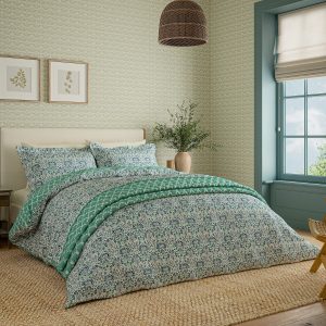 Morris & Co. Little Chintz Blue Duvet Cover Set, in 3 Sizes