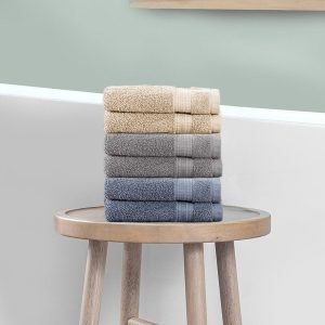 Grandeur 100% Cotton Hand Towel, 2 Pack, in 3 Colours