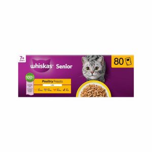 Whiskas Poultry Feasts 7+, 80 x 85g