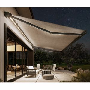 Olympus LED Awnings Hera Outdoor Patio Awning up to 3m Projection, Fully Installed