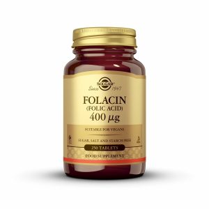 Solgar Folic Acid 400mcg, 250 Count