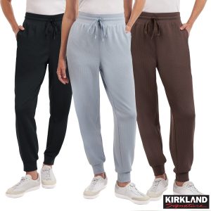 Kirkland Signature Women's Active Ribbed Jogger