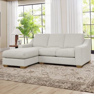 Thomasville Dillard Grey Fabric Corner Sofa