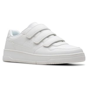 Clarks Kids Canyon Sky White Trainers