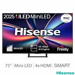 Hisense 75E8QTUK 75 Inch Mini LED HD Smart TV