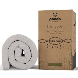 Panda Memory Foam Bamboo Mattress Toppers in 5 Sizes
