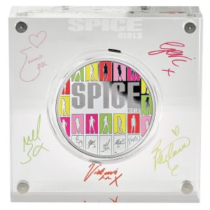 The Spice Girls 2026 UK 1oz Silver Proof Colour Coin