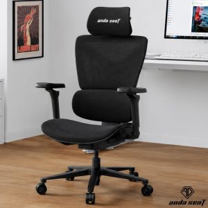 anda seaT X-Air Pro Mesh Gaming Chair, Black