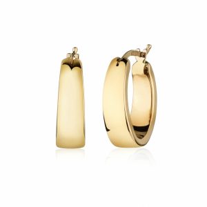 14ct Yellow Gold Hoop Earrings