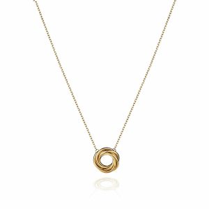 14ct Yellow Gold Love Knot Pendant