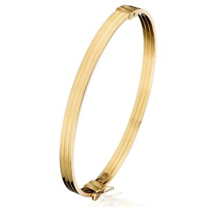 14ct Yellow Gold Fancy Bangle