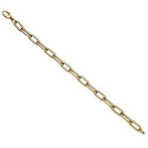 14ct Yellow Gold Paperclip Bracelet