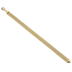 14ct Yellow Gold Hollow Chain Bracelet