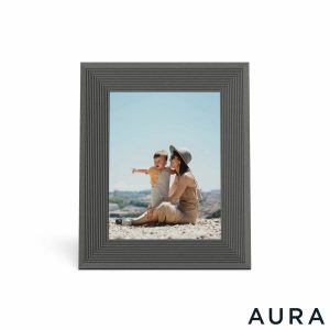 Aura Parker Frame, Reeded Slate