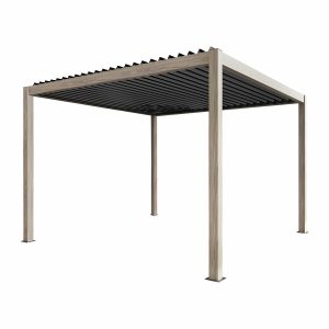 Pavillo Teak 11.5ft x 11.5ft Pergola (3.5m x 3.5m)