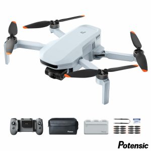 Potensic Atom 2 Drone with 8K Camera, AI Track, 10km Video Transmission - Fly More Bundle With a 128GB SD Card