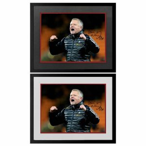 Chris Wilder Signed Framed Sheffield United 16x12 Image in 2 Options: White or Black Mount