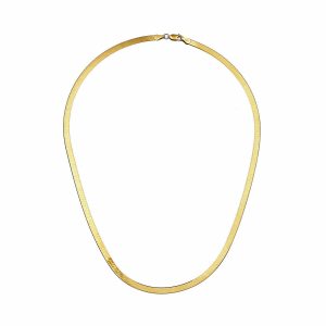 14ct Yellow Gold Herringbone Necklace