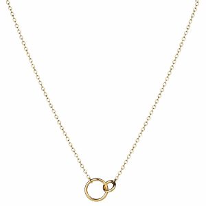 14ct Yellow Gold Circle Link Necklace