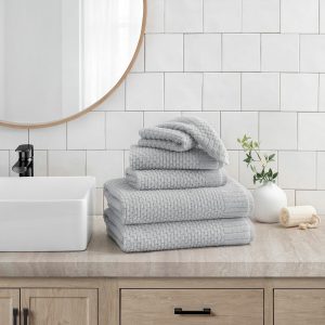 Welhome 100% Cotton Terry Towel 6 pack, in 2 Colours