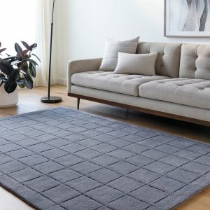 Livabliss Brook Grey Wool Rug, In 2 Sizes