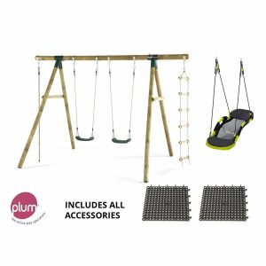 Plum Ultimate III Premium Wood Swing (3-10 Years)