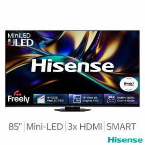 Hisense 85U8QTUK 85 Inch Mini LED HD Smart TV