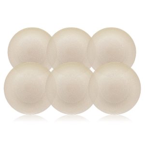 Luigi Bormioli Glass Glitter Charger Plate 6 Pack Assortment